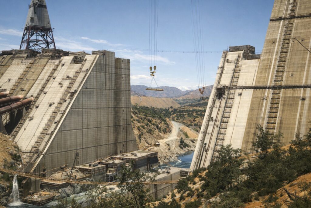 Shasta Dam Construction