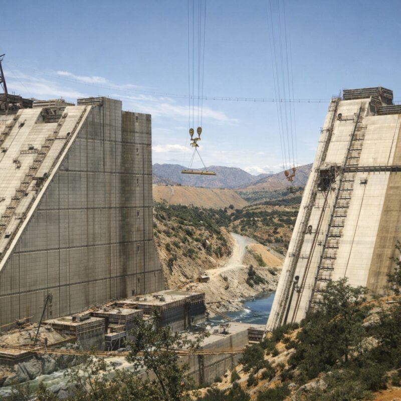 Shasta Dam Construction